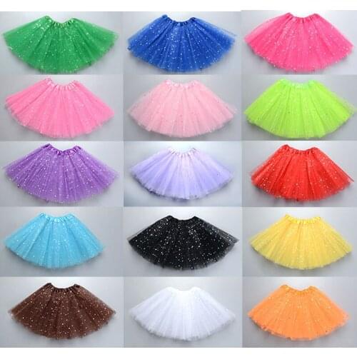 6PCS Girls Fluffy Birthday Tutu Skirt Girls Princess Pettiskirt Ballet Dance Tutu For 2-8 Years Dressup Fairy Costume Tutus