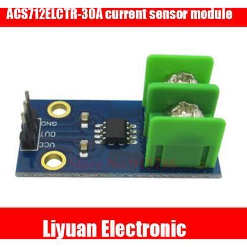 ACS712ELCTR-30A current sensor module / AC and DC 30A current sensor