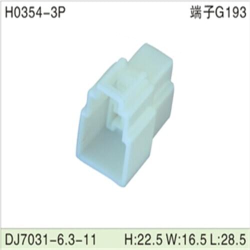 Free shipping 500pcs DJ7031-6.3-11 6.3mm 3Pin AMP Car Electrical Wire Connectors for VW,BMW,Audi,Toyota,NISSAN AND other