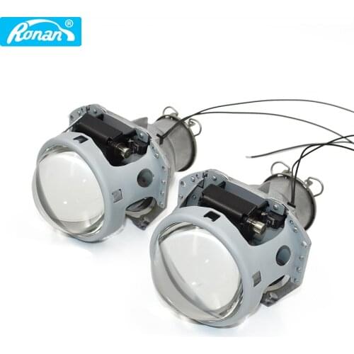 Ronan 2pcs 3.0 inch 3R G5 bi-xenon HID H7 projector lenses for hellla model headlight high low beam car retrofit headlamp