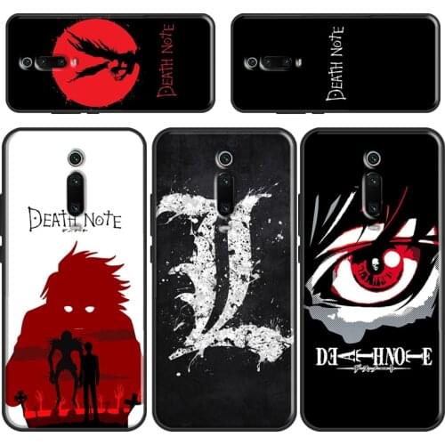 Death Note Comic Anime Cover For POCO X3 Pro M3 F3 Phone Case For Xiaomi Mi 10T Pro 11 Ultra 9 10 Mi Note 10 Lite