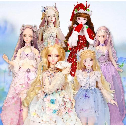 DBS 1/3 BJD Toys 62cm DF Fashion Princess dolls joint body Gorgeous clothes and shoes AI MSD SD Kit Toy Gift