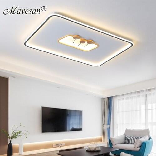 Wood Acrylic LED Chandelier For Dining Room Kitchen Bedroom Foyer Villa Restaurant Gallery Coffee Bar Office Indoor Home Lamps