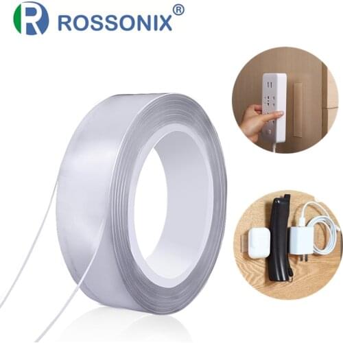 Transparent Nano Tape Reusable Traceless Double Sided Tape Washable Removable Home Tool Waterproof Adhesive Tape Width 3CM