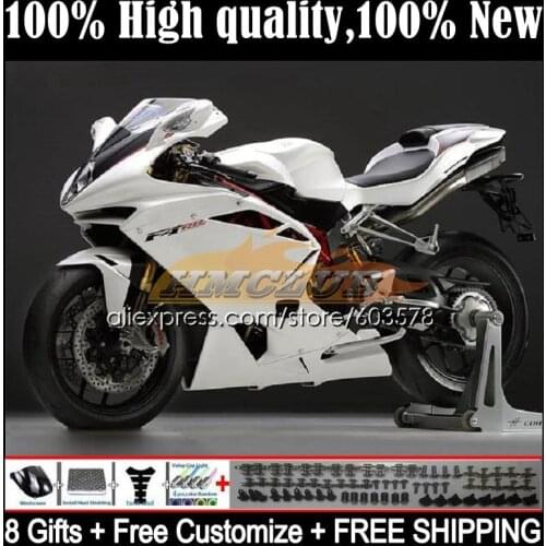 Body For MV Agusta F4 R312 750S 1000 R 750 1000CC Kit 51CL.1888 1000R 312 1078 1+1 2005 2006 MA MV F4 05 06 Fairings Pearl White