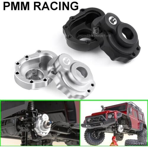 1set Metal 6061 aluminum Axle Door bridge gear box cover For 1/10 RC Crawler Car Traxxas TRX4 Defender G500 G63 Upgrade parts