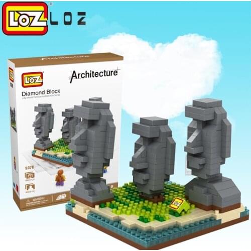 LOZ Mini Qute time machine cartoon diamond block plastic action figure building block toys educational toys