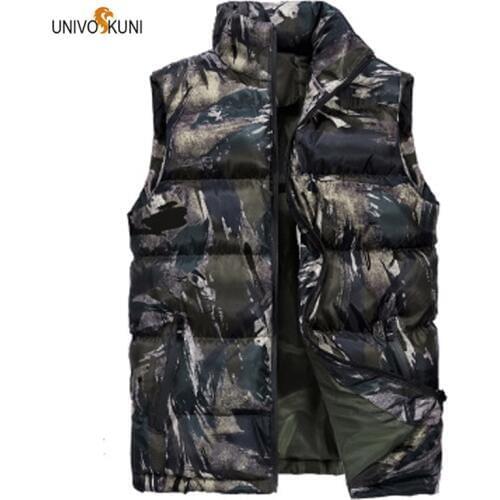 UNIVOS KUNI 2019 Men Vest chalecos para hombretrend разгрузка Colete Masculino Camouflage Vest Large Size M-6XL WYR23