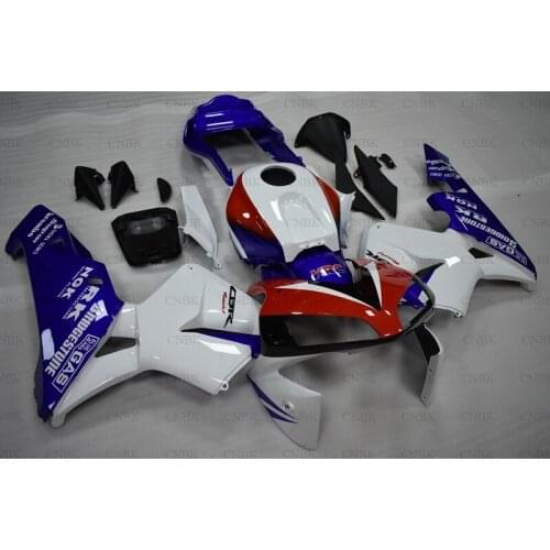 For CBR600 RR 2003 - 2004 Body Kits CBR600 RR 2003 Blue White Red Full Body Kits CBR 600 RR 2003 Plastic Fairings Unpainted