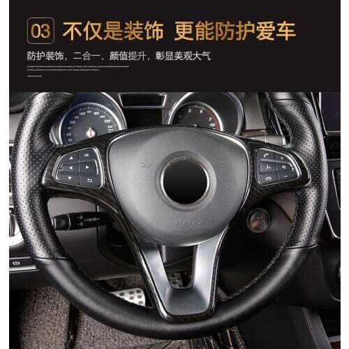Fit for Mercedes Benz gle C GLC e gle320 400 gls450 V-Class steering wheel trim