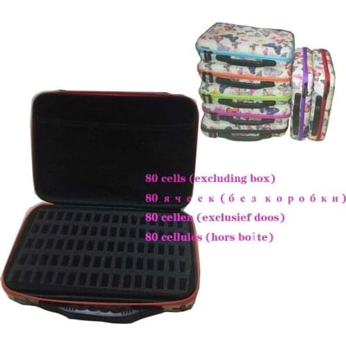 Sale 60 Bottles butterfly diamond embroidery Storage without Box Diamond Painting drill Tool Diamond Painting Bag Zipper without