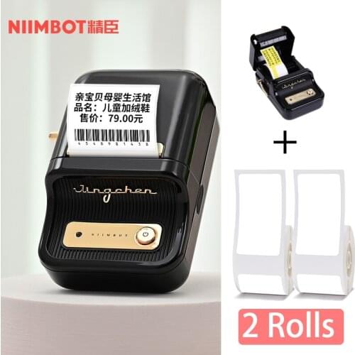 Niimbot B21 Portable label printer thermal barcode printer 20mm to 50mm for Mobile Phone Ipad Android / iOS