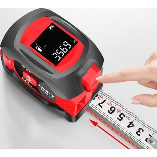 UNI-T Laser Measuring Tape Measure 40M Digital Distance Meter Rangefinder Retractable 5m Laser Ruler Trena a laser Professional