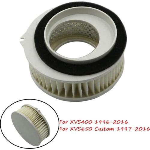 Motorcycle Air Intake Filter Cleaner Element Air Filter For Yamaha XVS400 XVS650 Custom V-Star XVS 400 600 1997-2016