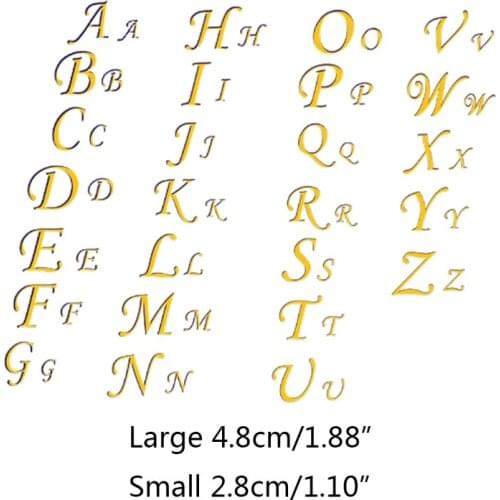 1 Set Epoxy Resin Mold Filler 26 Letters UV Filling Stickers DIY Crafts Making Filler Decal DIY Art Crafts Decorations