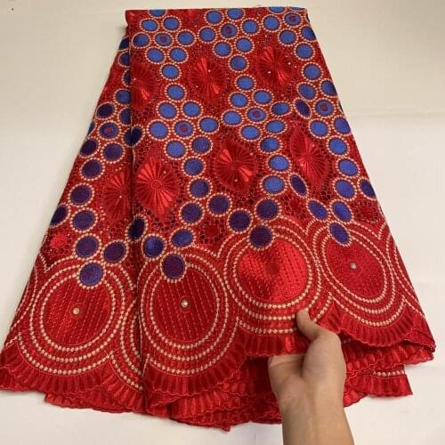 African Lace Fabric Swiss Cotton Lace 100%Cotton Swiss Voile Lace In Switzerland Dubai Fabrics For Wedding Dresses 5Yards