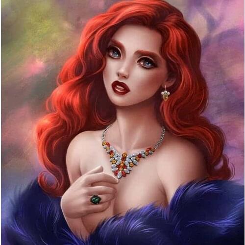 5D Diy Diamond Painting Elegant Sexy Woman Full Diamond Cross Stitch Kit Home Decoration Bedroom Rhinestone Handmade Products