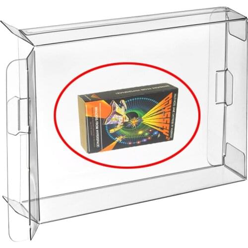 H 10Pcs Clear Box Case Sleeve CIB Protector for Magnavox Odyssey 2 Games Cartridge Box