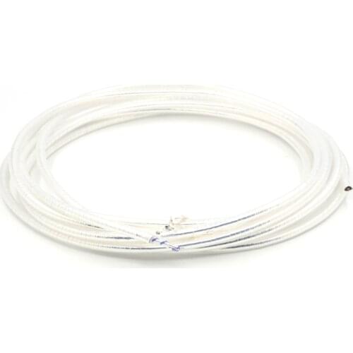 Hifi audio bulk cable, Top-rated 7N Silver Plated tubing audio Speaker power Cable