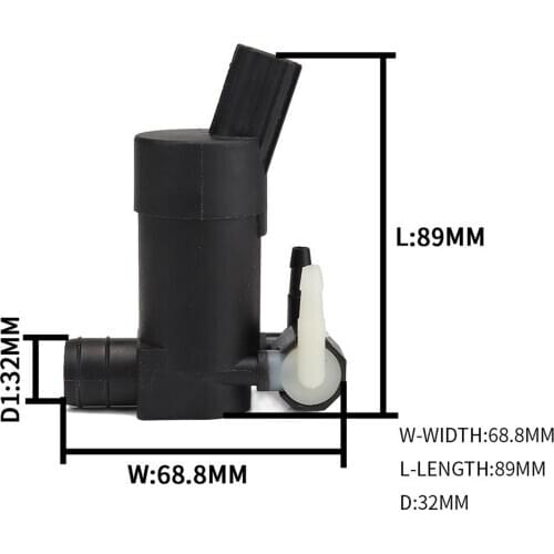 Windshield Washer Pump Mist Spray Adjustable for Ford Focus MK2 2004-2015