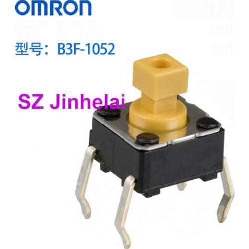 100pcs OMRON B3F-1052 Authentic original TACTILE SWITCH 1.47N,Key button 6*6*7.3mm сенсорный выключатель