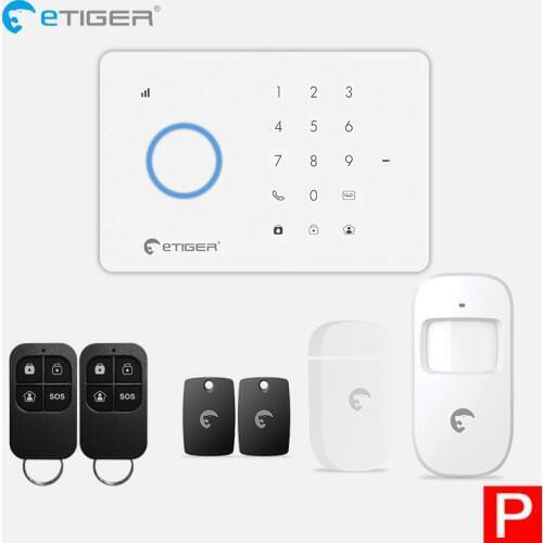 ETiger S3b GSM Alarm System home alarm Kit smart Home outdoor solar siren