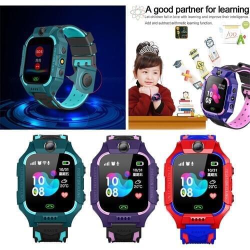 Smartwatch 2020 Z6 Q19 Children LBS Locator Watch Touch Screen Tracker SOS Childrens Smart Watch Waterproof 2G SIM Card GPS