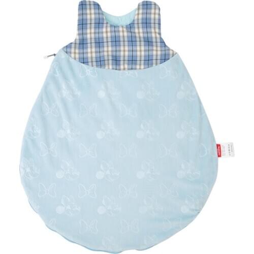 Kick Prevention Newborn Baby Sleeping Bag Thickened Double Crystal Velvet SleevelessVest Carriage Sack Cartoon Patter Sleepsacks