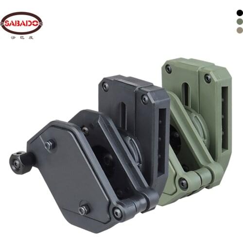Tactical IPSC USPSA IDPA G17 1911 Pistol Magazine Pouch Holster 360 Degree Rotating Adjustment Speed Hunting Accessories