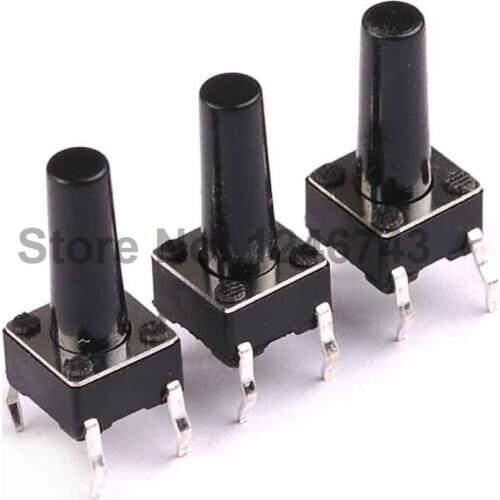 100PCS 6x6x13mm Tactile Switches Push Button Tact Switch 6*6*13mm