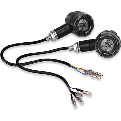 2pcs Universal Motorcycle Turn Signal Light 12V 13 LED Super Bright Bulbs Light for Motorbike Off Road Indicator Light