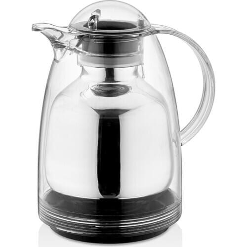 Transparent Flat Cap 1 L Vacuum Flask