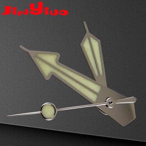 Watch Hands Parts Fit For NH35A NH36A 7s26 4r15 7009 SKX Automatic Movement Green Luminous Silver edge Rose Golden edge