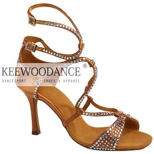 KEEWOODANCE Womens shoes Ballroom dance shoes wedding shoes party shoes salsa swing shoes