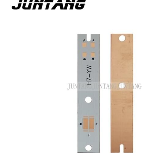 10pcs1860 H7 two-color copper substrate LED 1860 copper substrate LED PCB circuit board thermoelectric separation copper plate