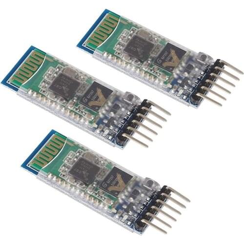 3pcs/lot HC-05 Moudles 6 Pin Wireless Bluetooth RF Transceiver Module Serial BT Module For Arduino