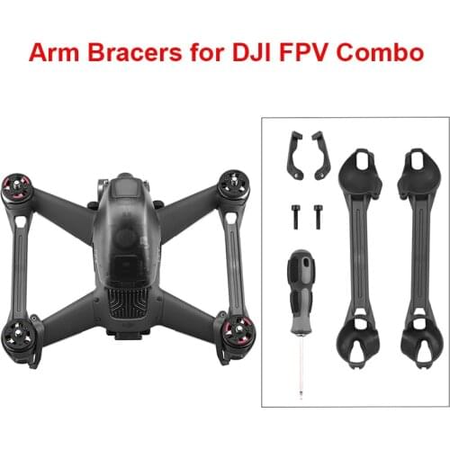 For DJI FPV Arm Bracers Component Effectively Strengthening Protective for FPV Arm Bracers Accessories Set With Screwdriver