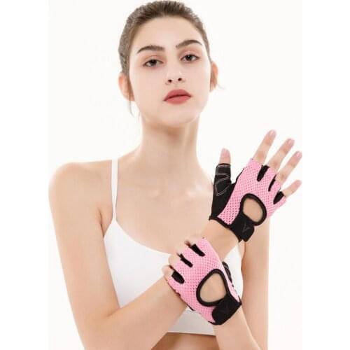 Breathable Half Finger Fitness Sport Gloves for Gym Workout Weight Lifting Training Racing Gloves Men Women Cycling