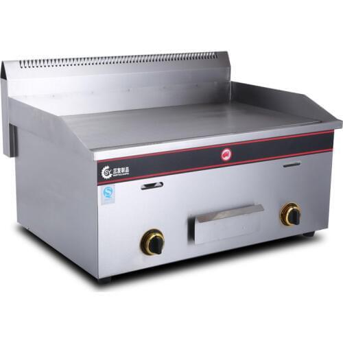 Restaurant Use Kitchen Barbecue Equipments stainless Steel Gas Stove Griddle
