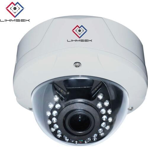 Lihmsek High End H265 Fisheye Camera with 130 degree Wide Angle Lens Network ONVIF POE IP Fisheye Camera Security system H.265
