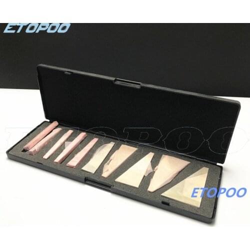 10Pcs 1-30 Degree Precision Ground Durable Angle Block Set With Storage Case For Lathes Milling Machinist Tools angle block gage