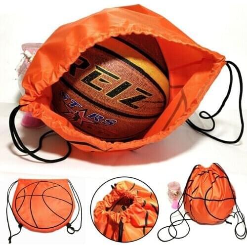 2019 Newest Hot Unisex Nylon Drawstring Bag Portable Outdoor Waterproof Travel Pouch Portable Storage Basketball Football Bag