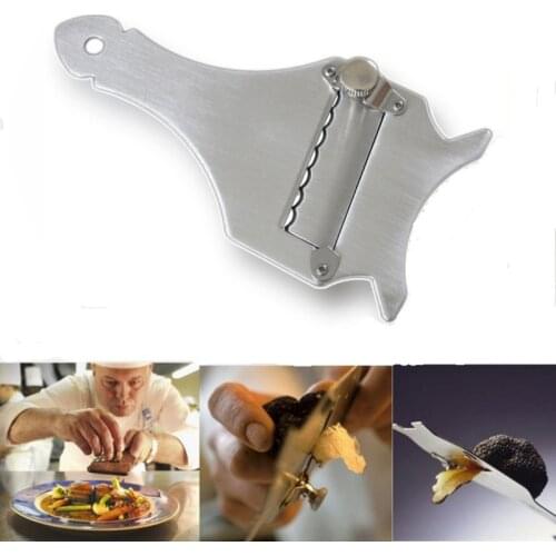 Stainless Steel Truffle Cheese Knife Adjustable Blade Chocolate Shaver Wavy Blade Dessert Knife Kitchen Gadgets