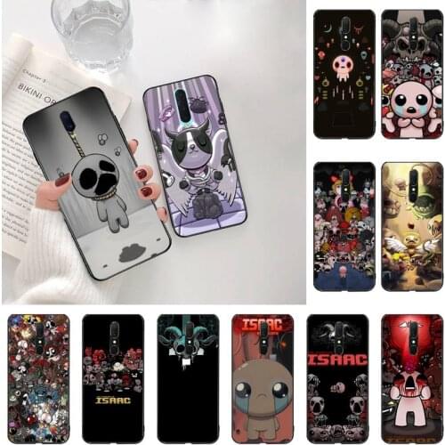 The Binding Of Isaac black Phone Case Hull For Oppo A5 A9 2020 Reno2 z Renoace 3pro Realme5Pro