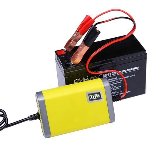 LED Display 12V 2A Smart Fast Full Automatic Car Battery Charger 110V 220V Intelligent Lead Acid AGM GEL Batteries Power Charge