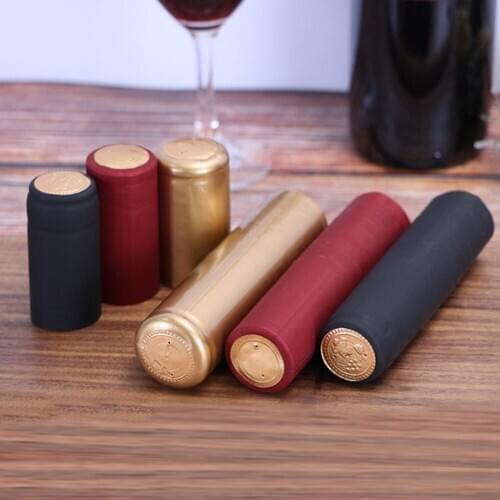 50pcs Shrink Cover Cap Heat Capsules Film Sealed Beer PVC Wine Bottle Shrink for Household Kitchen Easy Supplies