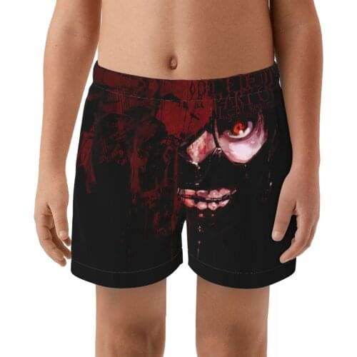 Tokyo Ghoul Multi Prints boy Elastic Swimming Trunk Swimwear Beach Swim Sport Short Surfing Summer Swimsui Shorts Bathing Suit