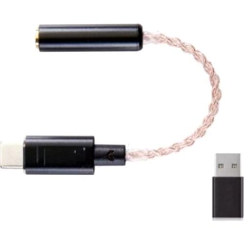 Usb C Hi-Fi Audio Portable Headphone Amplifier,Qualcomm 32-Bit Dac Headphone Amp for Pixel 4 Note 10 Ipad Pro