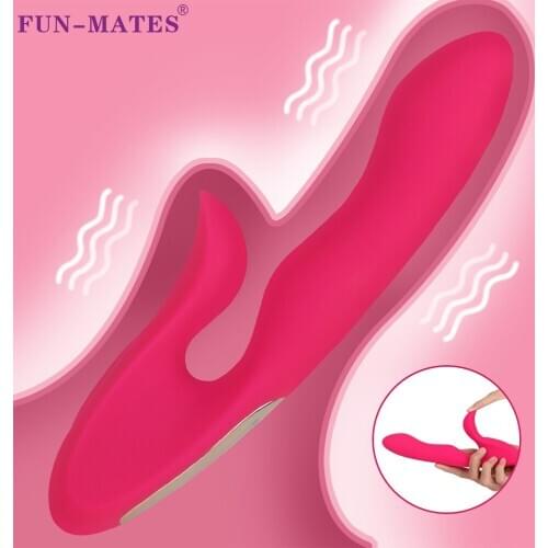 Rabbit Vibrators Sexy Toys For Women Vibrating Vaginal G Spot Clitoris Stimulator Massager Silicone Dildo Vibrator Masturbator