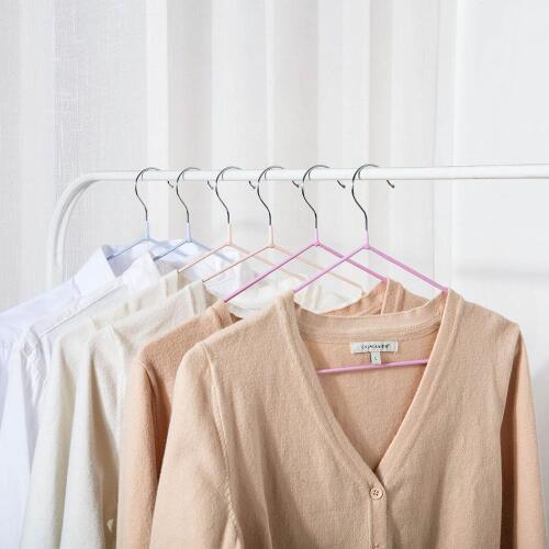 10pcs/Lot Baby Clothes Hangers Metal Outdoor Drying Rack For Kids Adult Clothing Coat Closet Organizer Garment Suit Hanging Rack